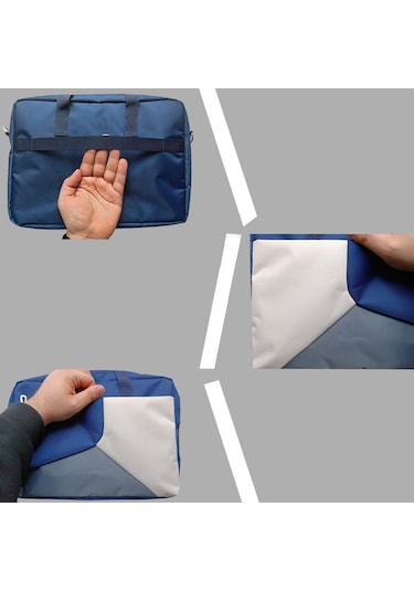 9-14 İnch Tablet Macbook Uyumlu Laptop Çantası 2 Bölmeli Al4228