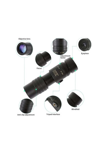 4k 10-300x40mm Hd Zoom Yüksek Güç Prisiz Monoküler Teleskop, Yaban Hayatı