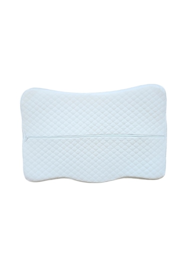 Ortopedik Visco Yastık Ergonomik Boyun Destekli Memory Foam Yastık Sarı