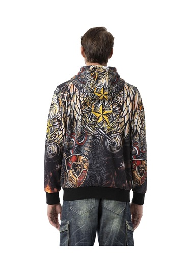 Cipo & Baxx Cl574 Eagle Spirit Men Sweatshirt Siyah