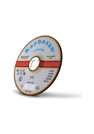 Karbosan 180 X 6 4 Metal Taşlama Taşı 10 Adet