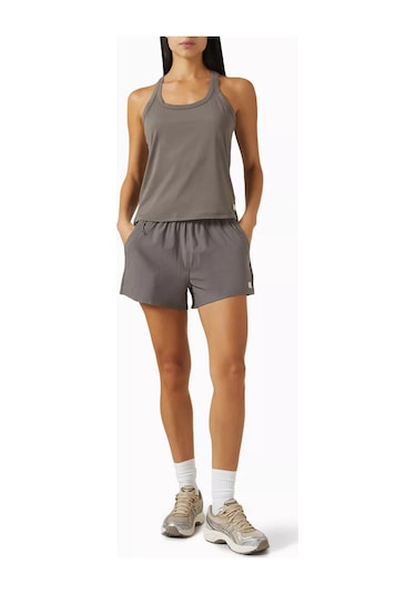 Vuori Lux Racerback Tank, Nefes Alabilen & Esnek, Çevre Dostu Gri