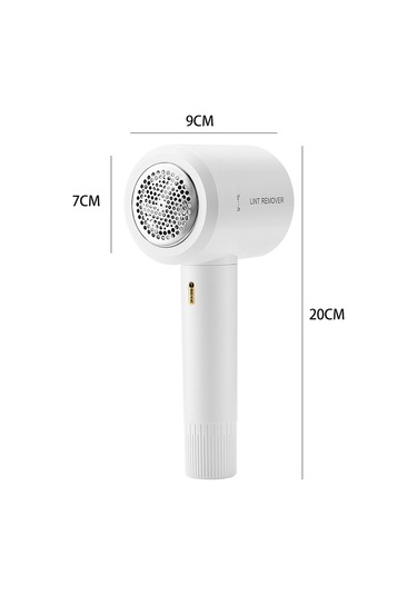 Monyee Ev İçin Elden Usb Şarjlı İki Fonksiyonlu Kumaş Telli Ve Tüy Temizleyici - Hızlı Kaldırma, Ergonomik Tasarım Beyaz