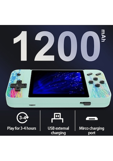 Trendooze Oyunlu Macaron Konsolu G3 El 800 3.5 Hb