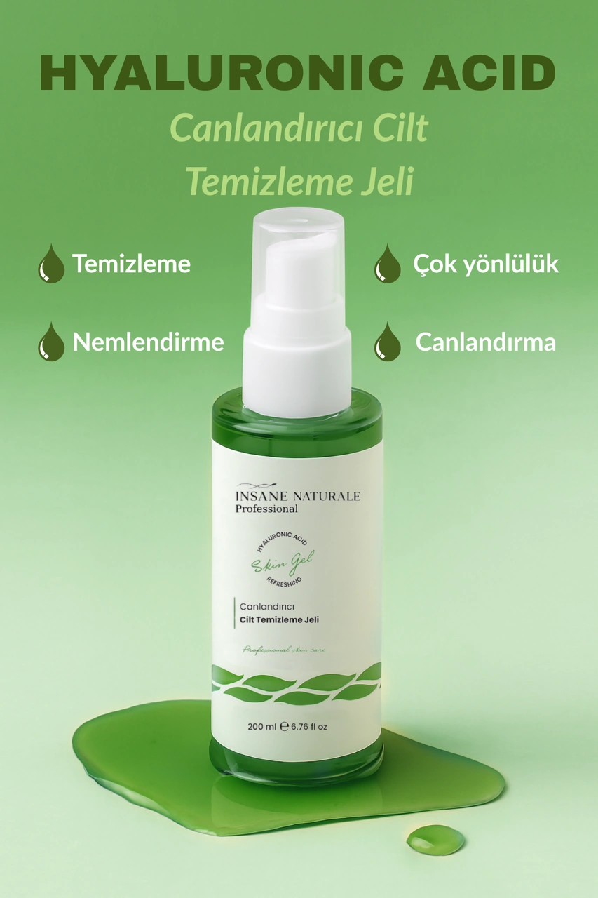 Insane Naturale Arındırıcı Ve Canlandırıcı Yüz Temizleme Jeli 200 ML