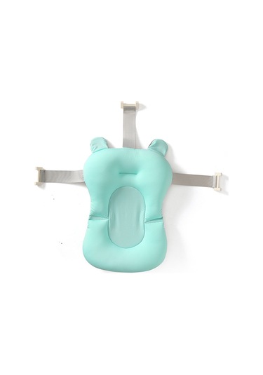 Geekyou Yeni Doğan Bebekler İçin Kaymazlı Yıkanma Yastığı - Suya Yüzen Polistiren Hamur Mat - Standart Pembe Ayı Desenli