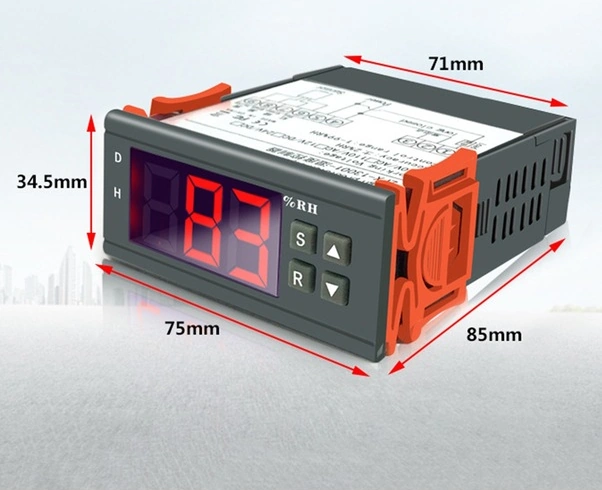 Tongxida Zfx-13001 Akıllı Nem Kontrol Cihazı - Otomatik Nem Ayarı, Nem Arttırma/yağlama Modları, 1% Doğruluk, 110v