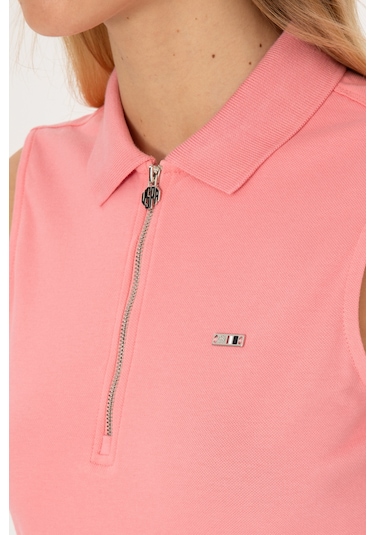 U.s. Polo Assn. Kadın Pembe Tişört 50324852-vr041 Pembe