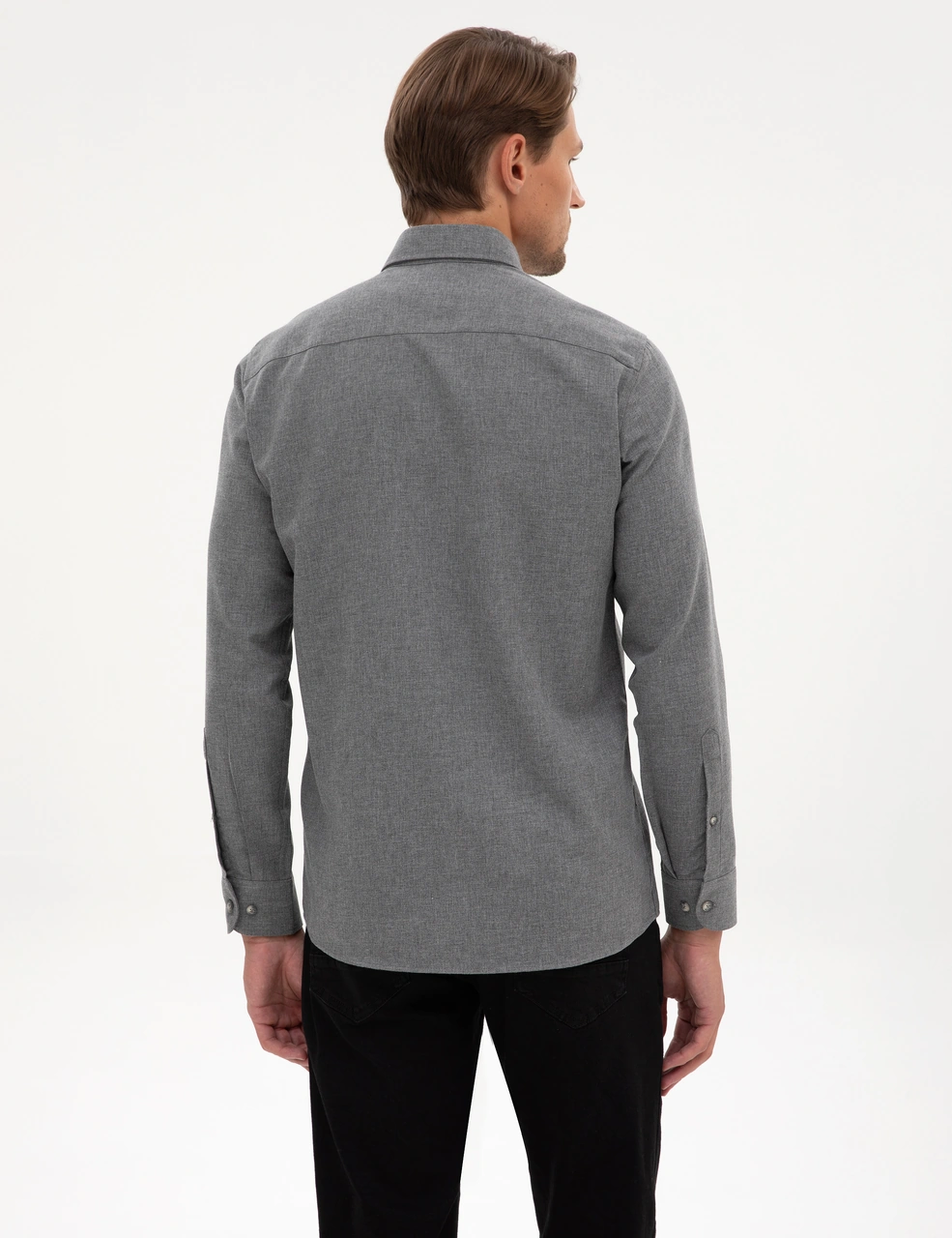 Pierre Cardin Erkek Gri Gömlek Desenli 50316751-vr024 Gri
