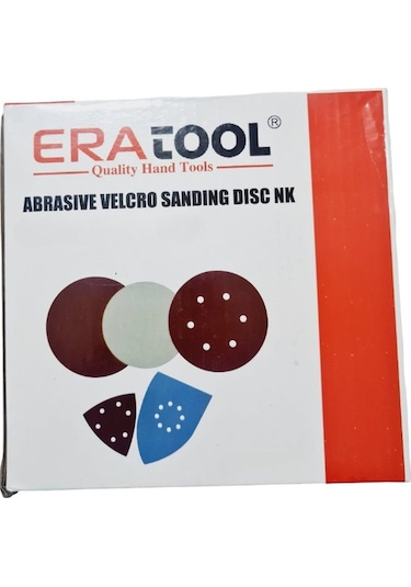 Eratool Cırtlı Delikli Disk Zımpara V115 100 Kum Güçlü Aşındırma 50 Adet