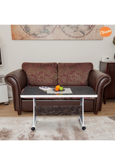 Eliusta_Ticaret Tekerlekli Mdf Masa Orta Sehpa Ofis Sehpası Yemek Masası