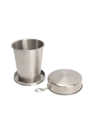 Moveevo 201 Paslanmaz Çelik Katlanabilir Bardak, 450ml, Taşınabilir Tasarım, Anahtar Zinciri Uyumlu, Dış Mekan Ve Seyahat İçin Ideal Diğer