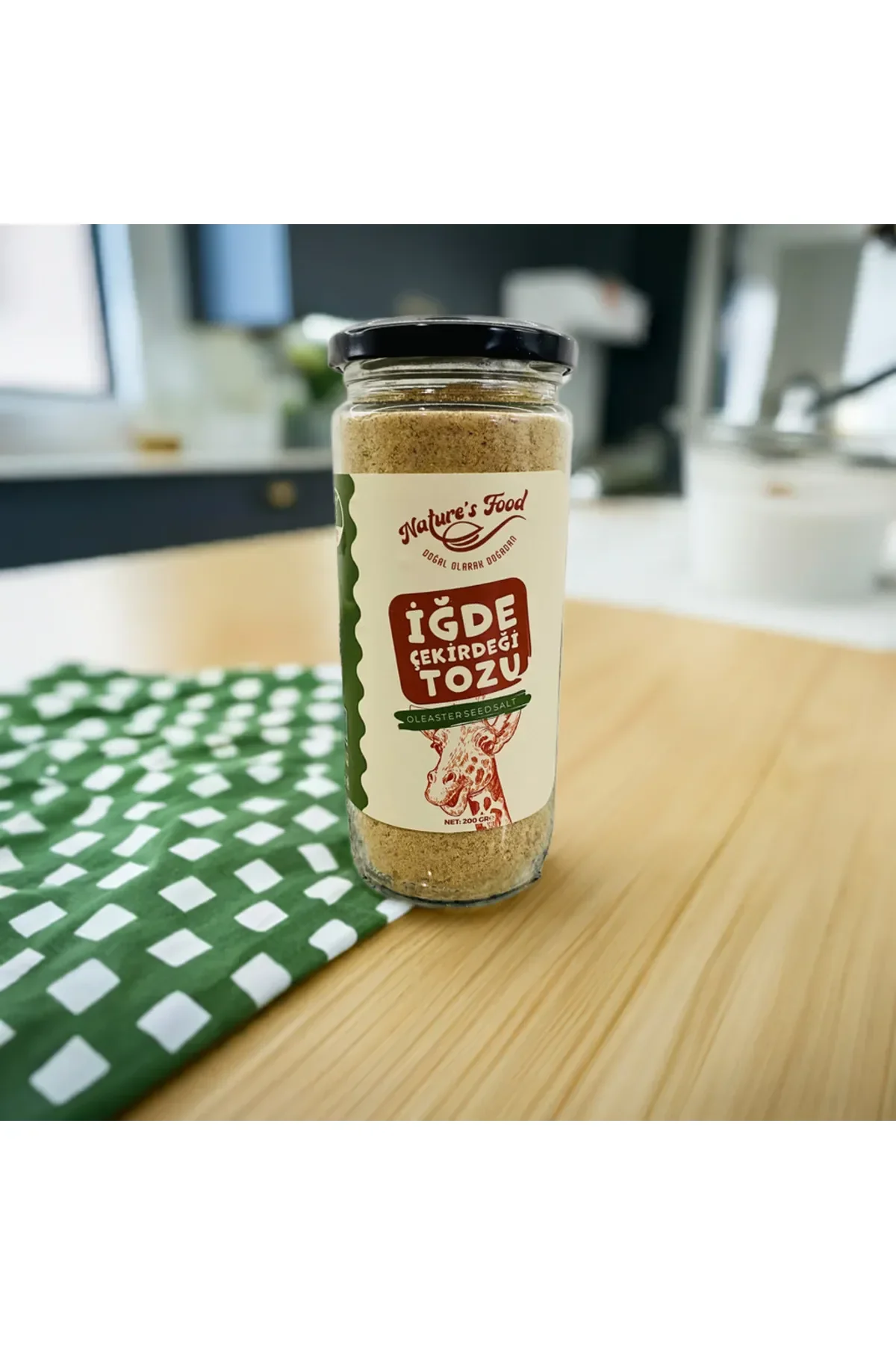 İğde Çekirdeği Tozu Net 200 Gr Kemik Gelişimi, Lif, Protein, B Vitaminleri, Potasyum Ve Magnezyum.