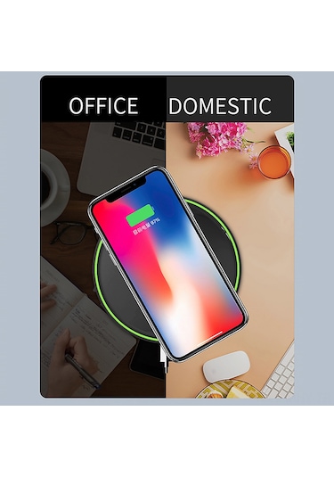 Monyee X251-b Kablosuz Şarj Cihazı: 7.5w/10w Hızlı Şarj, /samsung Uyumlu, Taşınabilir Tasarım