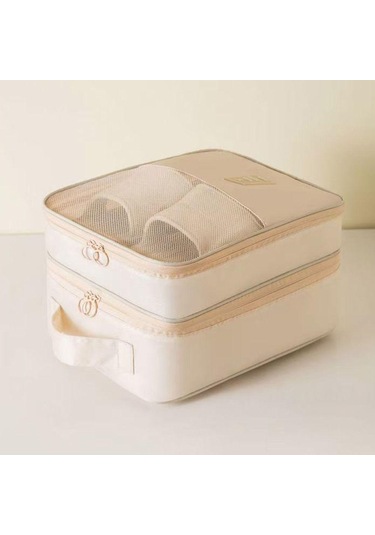 Su Geçirmez Saklama Çantası Tekerlekli Kutu Aksesuarları Bavul Düzenleyiciler Taşınabilir Ayakkabı Çantası Ev Göl Mavisi