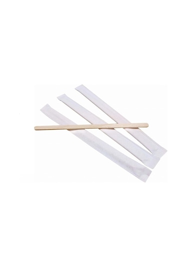 Kağıt Sargılı Tahta Karıştırıcı 11 Cm 200 Adet