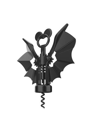 Kanatlı Yarasa Şarap Açacağı, 2'si 1 Arada Şarap Ve Bira Açacağı, Şişe Açacağı Siyah