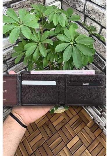 Derije Hakiki Deri Kahverengi Spor Şeritli Erkek Cüzdanı T1652 Çok Renkli