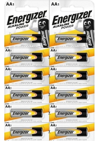 Energizer Alkalin Power Aa Alkalin Kalem Pil 12Li Kartela