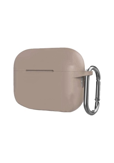 E2m Aırpods 4 Kılıf Sense Silikon Bej Bej