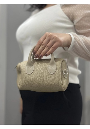 Biçomi Vizon Cilt Bugo Çanta Vizon