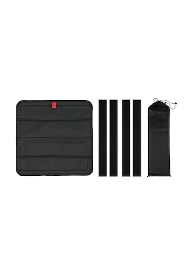 Konesam Katlanabilir Manyetik Karavan Tavan Perdesi, Uv Koruma Ve Gizlilik Sağlayan 16'' 16'' Boyutunda Siyah Pencere Örtüsü