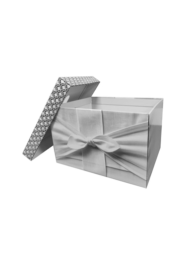 40x30x25 - Düğün Takı Kutusu - 1 Adet Düğün,nişan,kına Takı Sandık Kutusu Beyaz