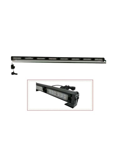 10-30v Çakar Flaş Lamba Turuncu 17 Fonksiyonlu 120 Cm