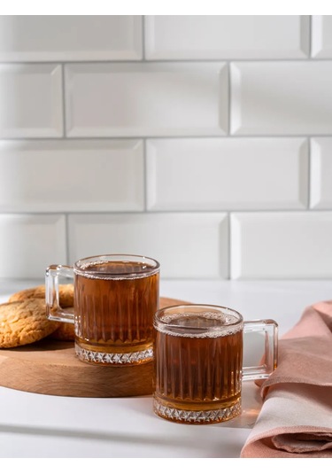 Purecrystal 6'lı Çay Ve Kahve Fincan Seti 420183410 Beyaz