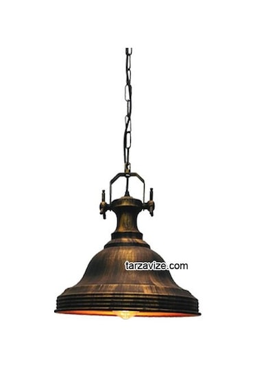 Tarzavize Trt53 Dekoratif Eskitme Tekli Retro Modern Sarkıt Avize Eskitme