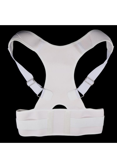 Suntek Yetişkin Sırt Duruş Düzeltici Kemer Lomber M-beyaz
