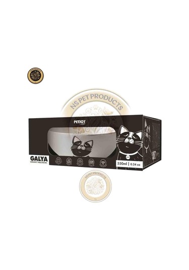 M-pets Mama Kabı 2'li Seramik Mama Seti