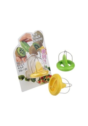 Trendooze Kivi Mango Papaya Ananas Manuel Dilimleyici Ergonomik Sarı Saplı Soyucu 1 Adet Gaojunshop01 Yellow Sarı