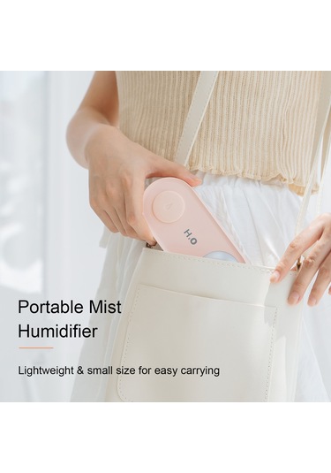 Monyee Usb Şarjlı Taşınabilir Minera Su Şişesi Nemlendirici, Led Gece Lambası, Sürekli/aralıklı Buhar Modu, Ev/ofis Kullanıma Uygun