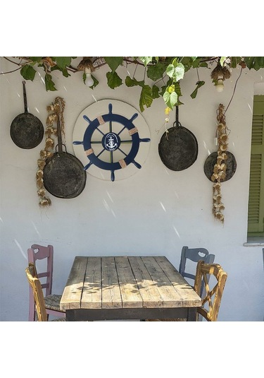 Moveevo Mediterranean Stili Ahşap Gemi Direksiyonu - Ev Duvar Dekoru, Deniz Temalı Parti Ve Oda Süslemeleri İçin El Yapımı Ahşap Dekoratif Ürün Diğer Moveevo Mediterranean Stili Ahşap Gemi Direksiyonu - Ev Duvar Dekoru, Deniz Temalı Parti Ve Oda Süslemeleri İçin El Yapımı Ahşap Dekoratif Ürün Diğer