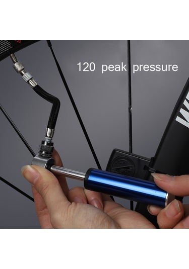 Sones Bisiklet Basketbol Futbol Mini Taşınabilir Yüksek Basınçlı Şişirme Mavi