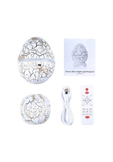 Ganzhoushop Yıldızlı Uzaktan Sones Projektör Müzikli Lambası Kumandalı Gece Işık Altın Hd Gece Lambası Çok Renkli