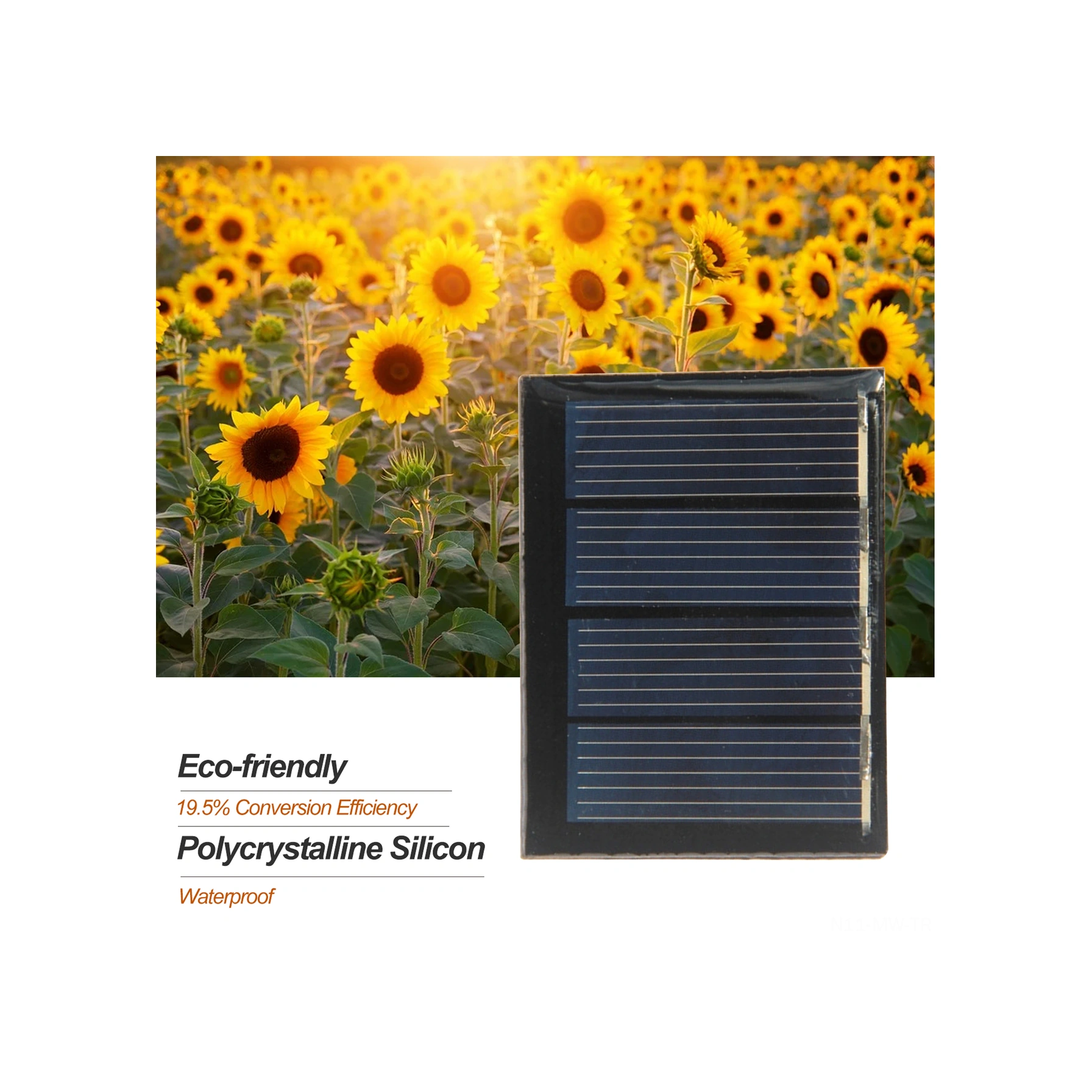 Moveevo Polikristal Güneş Paneli 0.23w 2v 115ma - 50x38mm Ip65 Su Geçirmez Dıy Güneş Enerji Modeli, Oyuncak Ve Öğretim İçin Yüksek Verimli