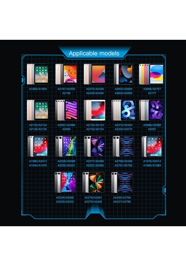 Yaozixa Transparan Uv Manyetik Şarjlı Kapasitif Kalem - Dokunmatik, 8 Saat Kullanim Süresi, İpad Uyumlu 2018 Ve Üstü