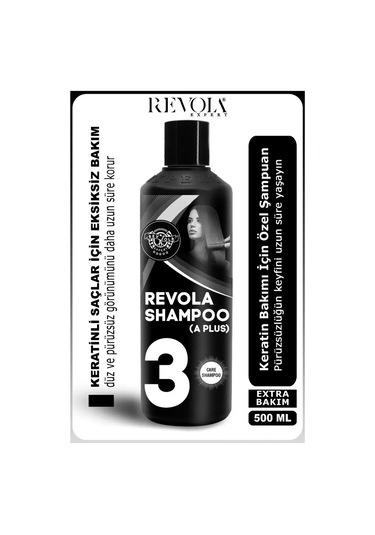 Revola Expert A Plus Brezilya Fönü İçin Tuzsuz Parabensiz Keratin Şampuanı 500 Ml Tüm Saçlar