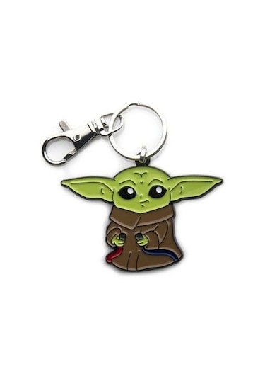 Herşey Nota Star Wars Baby Yoda Grogu Anahtarlık