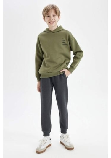 Defacto Erkek Çocuk Okul Eşofman Altı C7635a824auar163 Antrasit