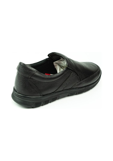 Polaris 107015 Siyah Deri Beş Nokta Erkek Günlük Ayakkabı 001