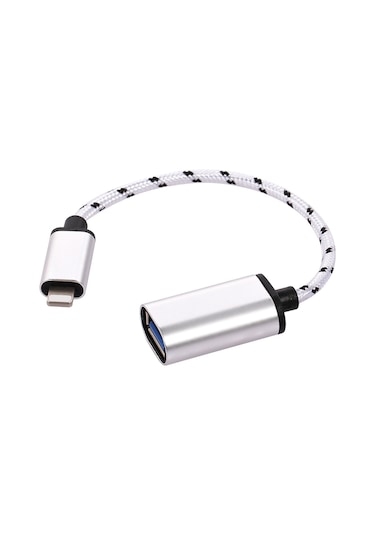 Xindoker İphone Uyumlu İçin Altın Otg Adaptörü - Usb Flash Bellek, Klavye, Fare Bağlantısı, Hızlı Veri Transferi, Hafıza Yetersizliği Sorunu Çözücü