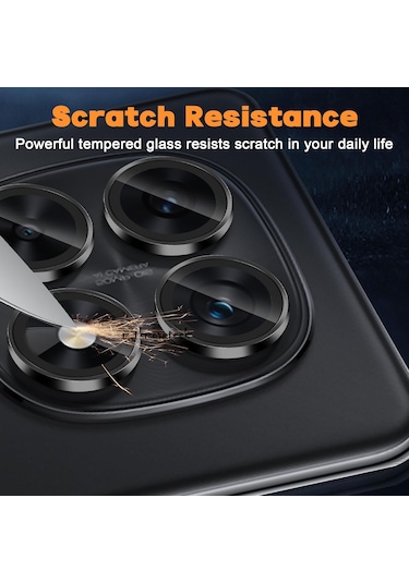 Xiaomi Redmi Note 14 Pro Kamera Koruma Lens Koruyucu Temperli Cam