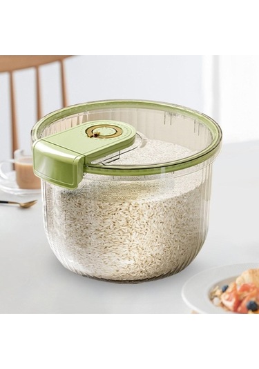 Pazly Yeşil-7.5kg Suntek Şekeri Saklama Pirinç Magideal Kabı, Için Dolap Cq Çok Renkli