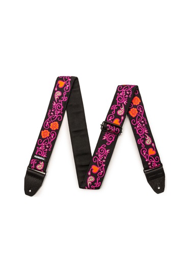 Jim Dunlop Jh22 Jimi Hendrix Blacklight Monterey Pink Gitar Askısı