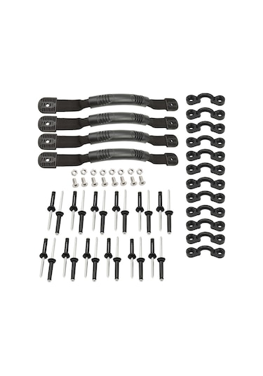 Vkemall Kano Ve Kayık Taşıma Kolu Seti - Nilon+pp+alüminyum - 4 Kolu, 8 Vida, 12 Gövde Gözü, 24 Çivisi - Kk-t20