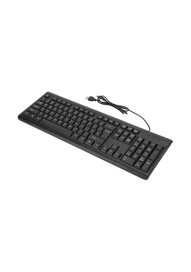 Xindoker T15 104 Tuşlu Usb Kablolu İş Klavyesi - Sessiz Tip, Ergonomik Tasarım, Dayanıklı Ve Konforlu Kullanım