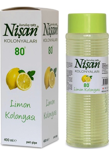 Nişan 80 Derece Limon Kolonyası 400 ML